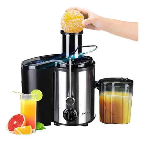 Extractor de jugos Sokany 1.6 L de 800w